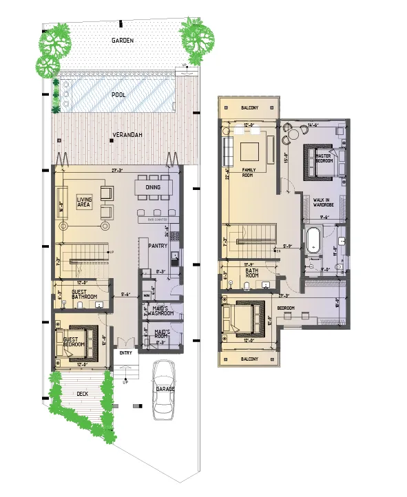 LUXURY BEACH MANSION floor plan